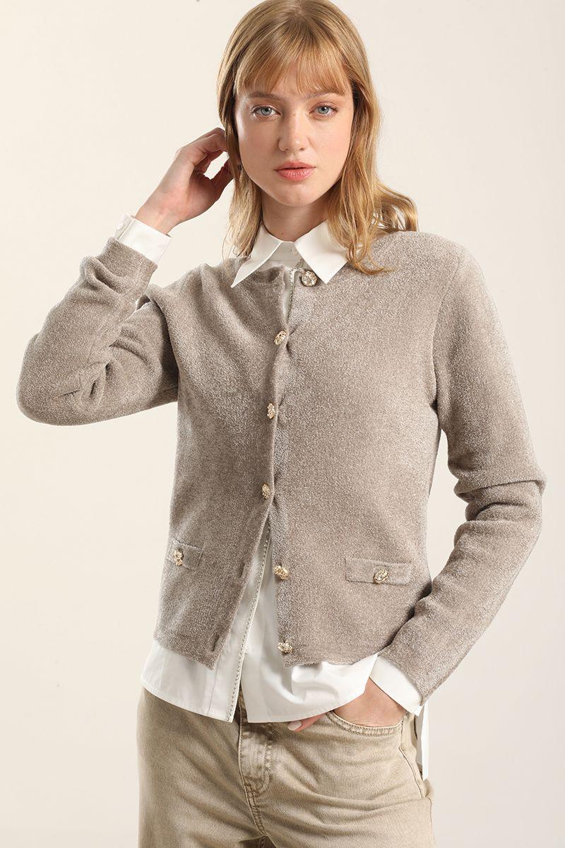 Cardigan Punto, Boton Fantasia, Topo Liola-2
