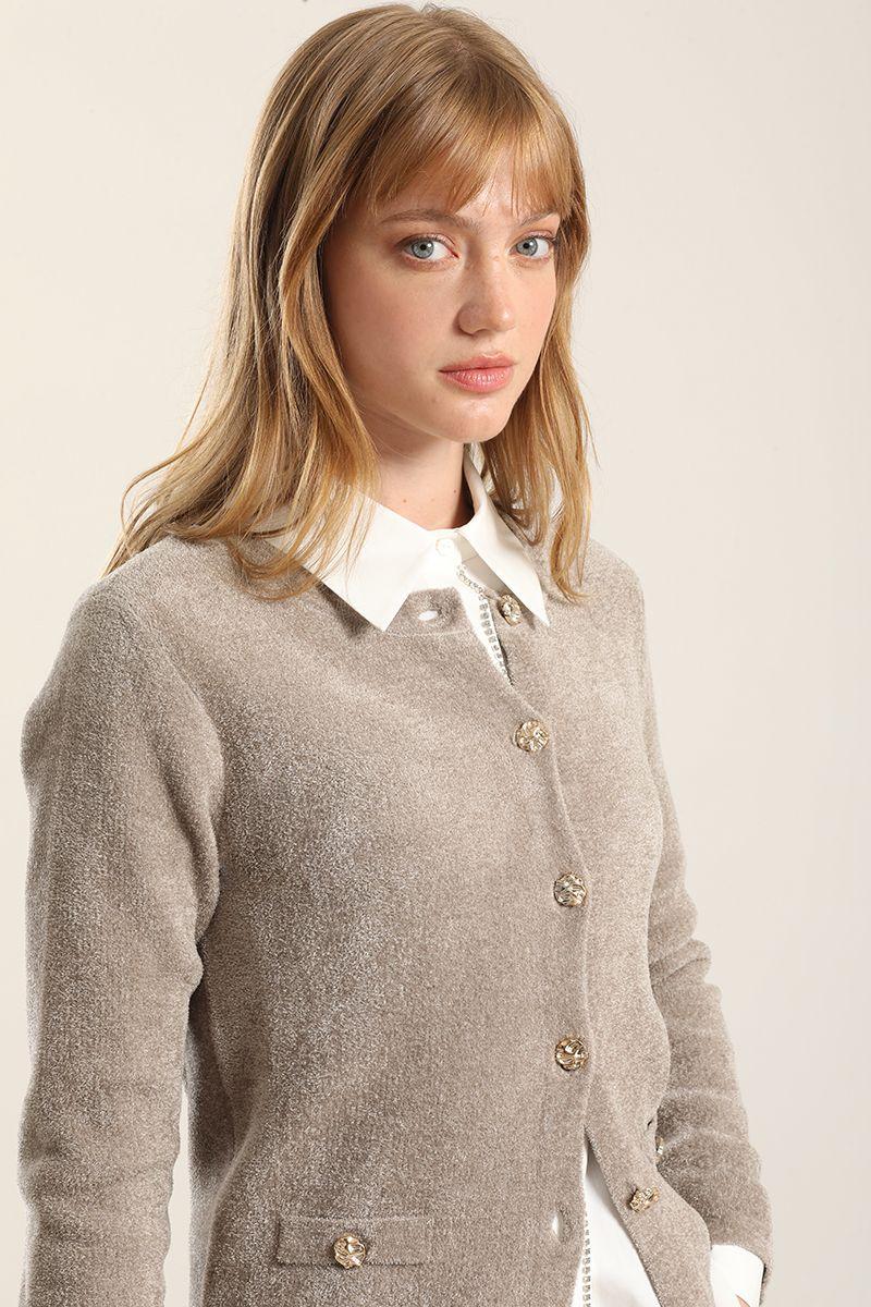 Cardigan Punto, Boton Fantasia, Topo Liola-4