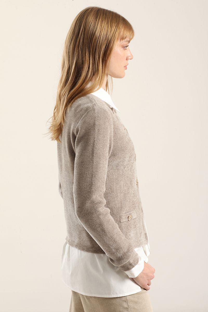 Cardigan Punto, Boton Fantasia, Topo Liola-5