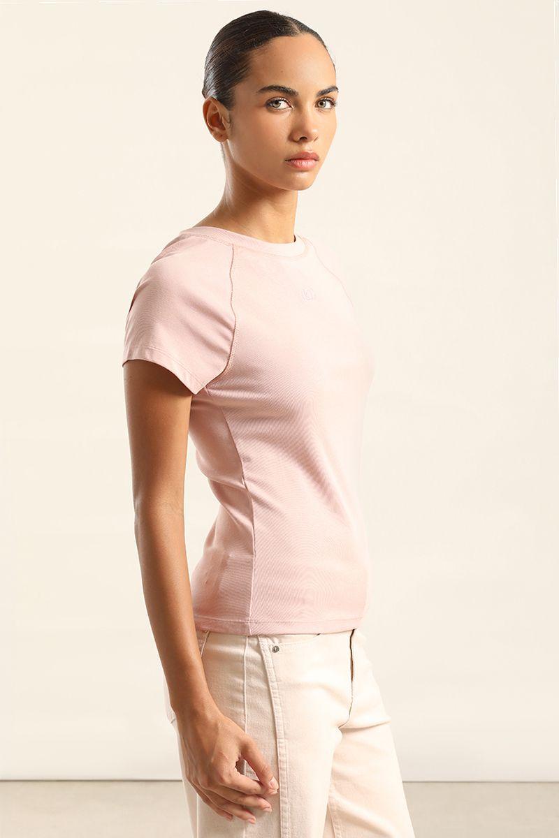 Polera Basica, Logo Liola, Rosa Liola-5