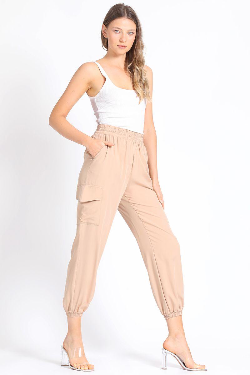 Pantalon Cargo Camel Liola-2