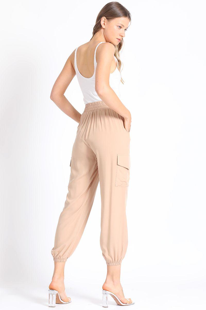 Pantalon Cargo Camel Liola-3