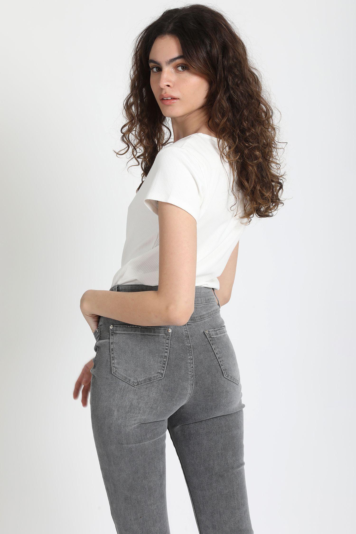 Polera Boton Joya, Crudo Liola-3