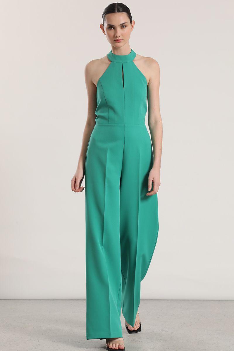 Enterito halter Liola mujer verde-3