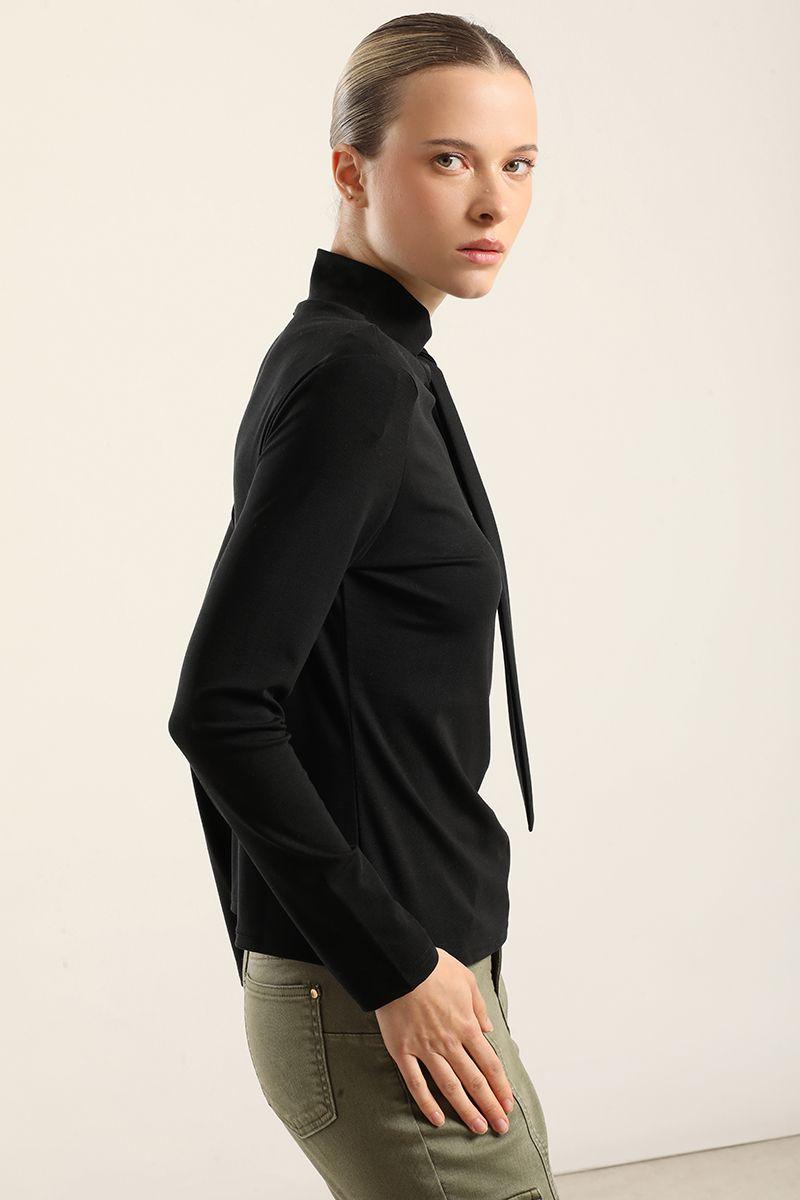 Top Cuello Fantasia Lazada, Negro Liola-3