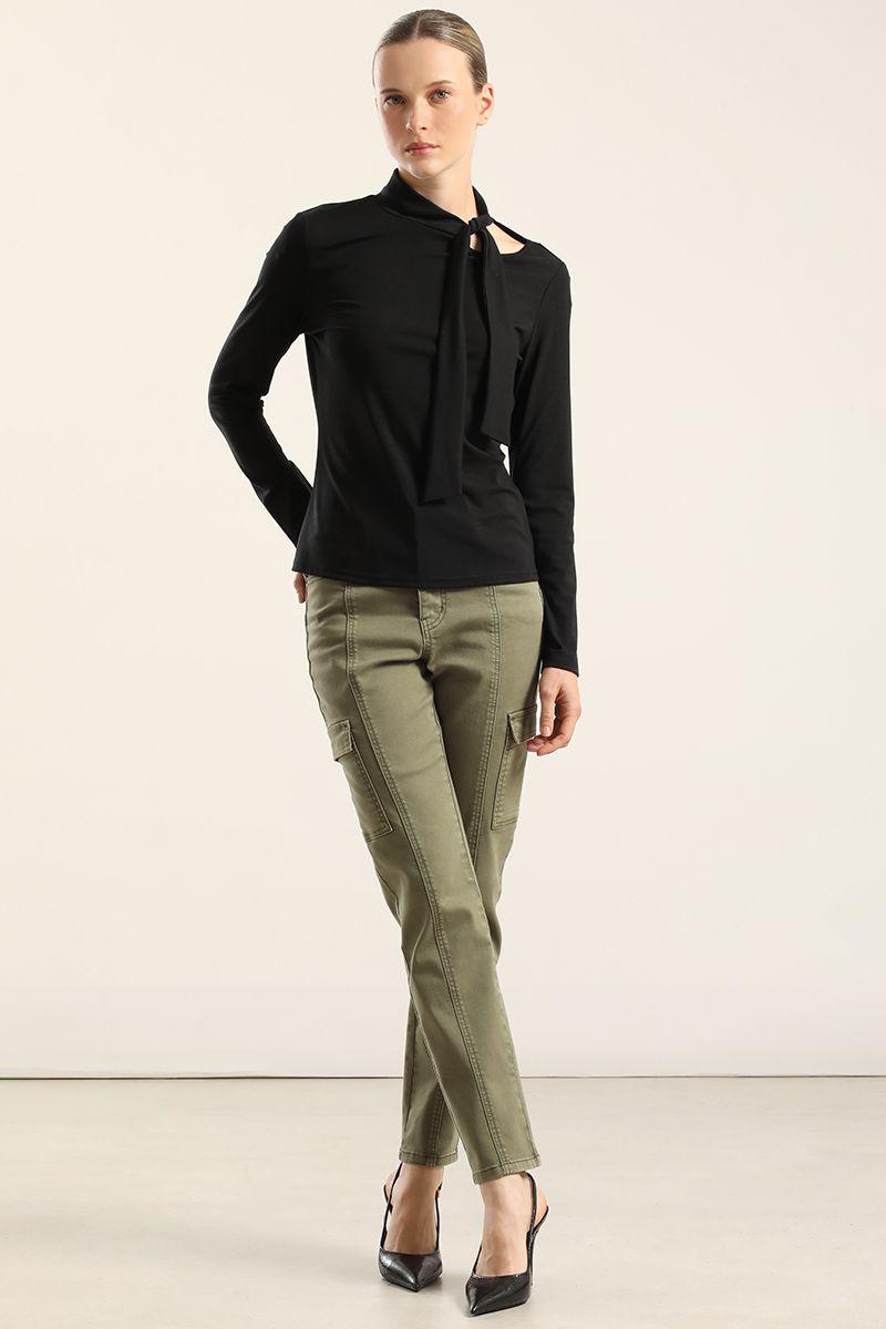 Top Cuello Fantasia Lazada, Negro Liola-4