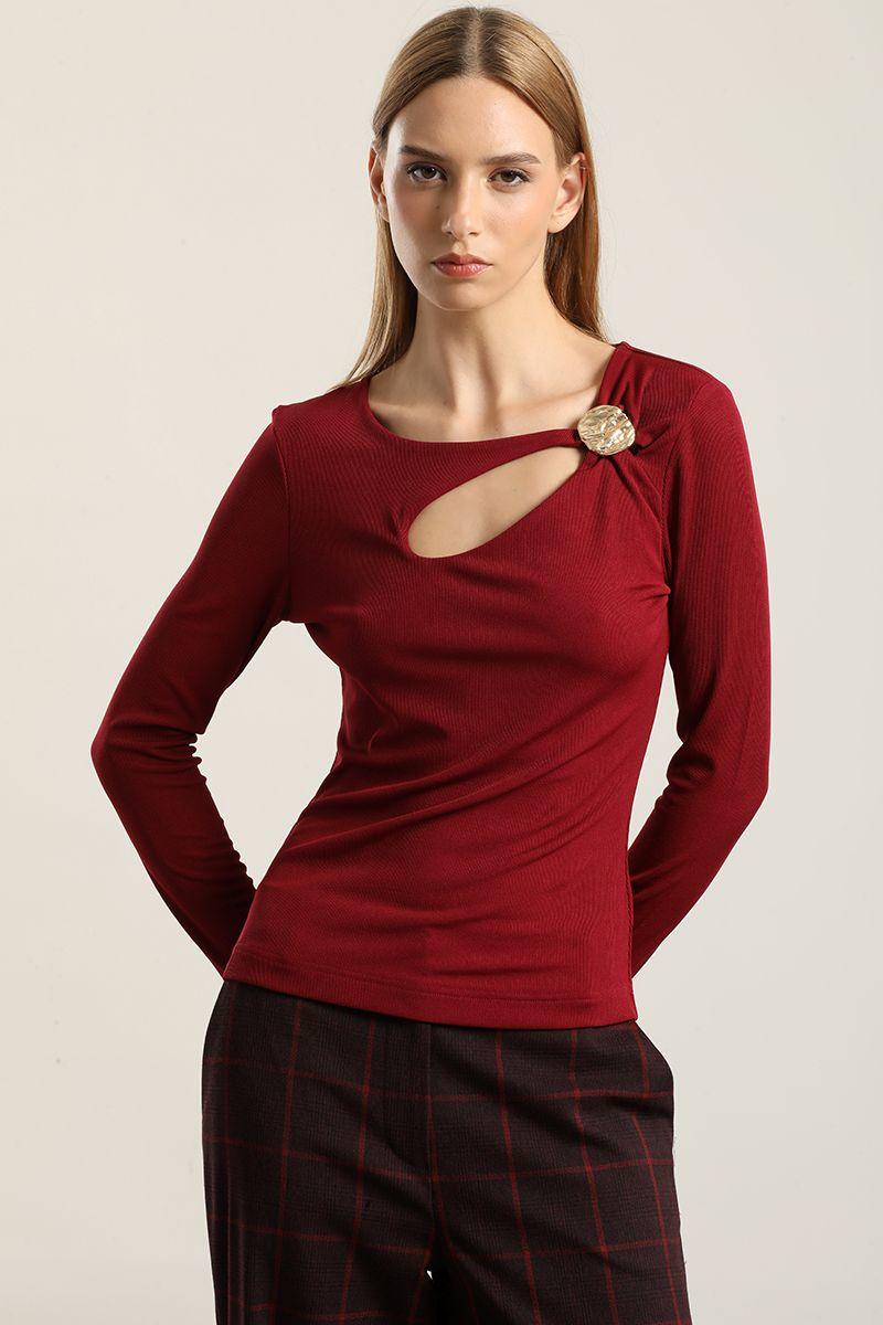 Top Herraje Metal, Cut Out, Burdeo Liola-0