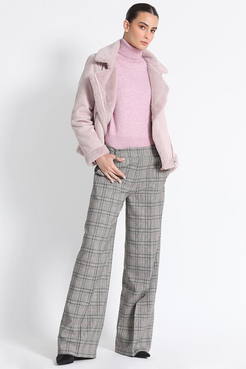 Chaqueta Aviador Rosa Liola-2