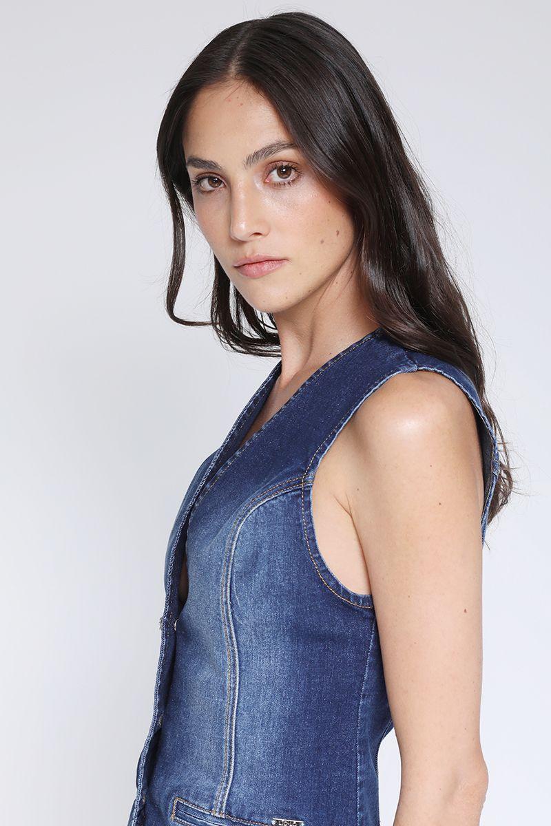 Chaleco Sastre Denim Azul Liola-1