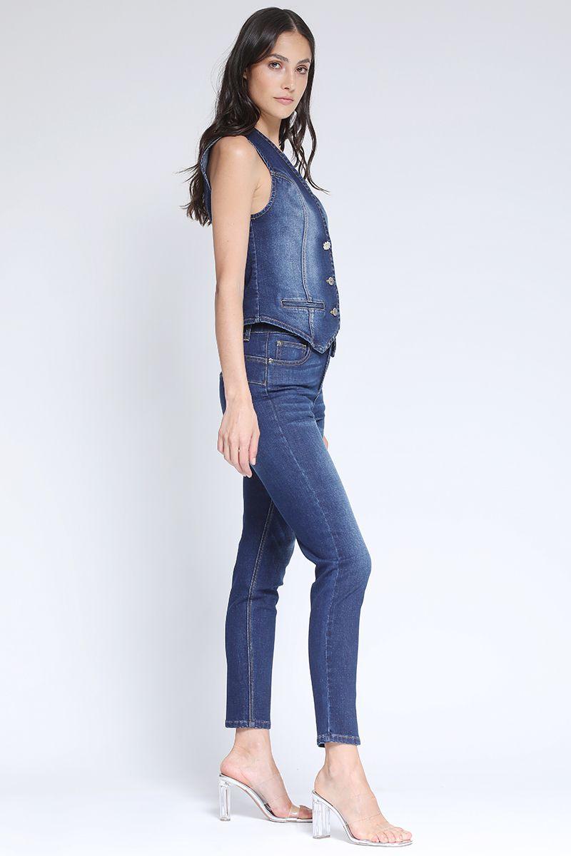 Chaleco Sastre Denim Azul Liola-2