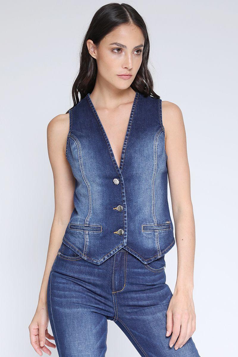 Chaleco Sastre Denim Azul Liola-5