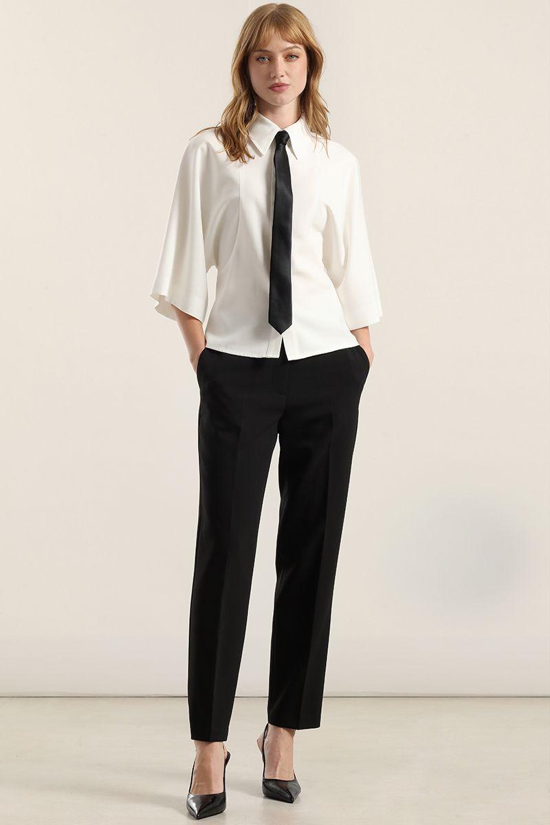 Blusa kimono fantasia, crudo Liola-1