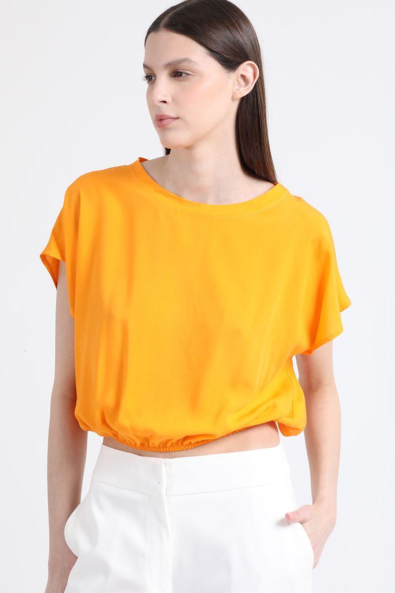 Top Ablusonado, Naranjo, Colección Italia Liola-2