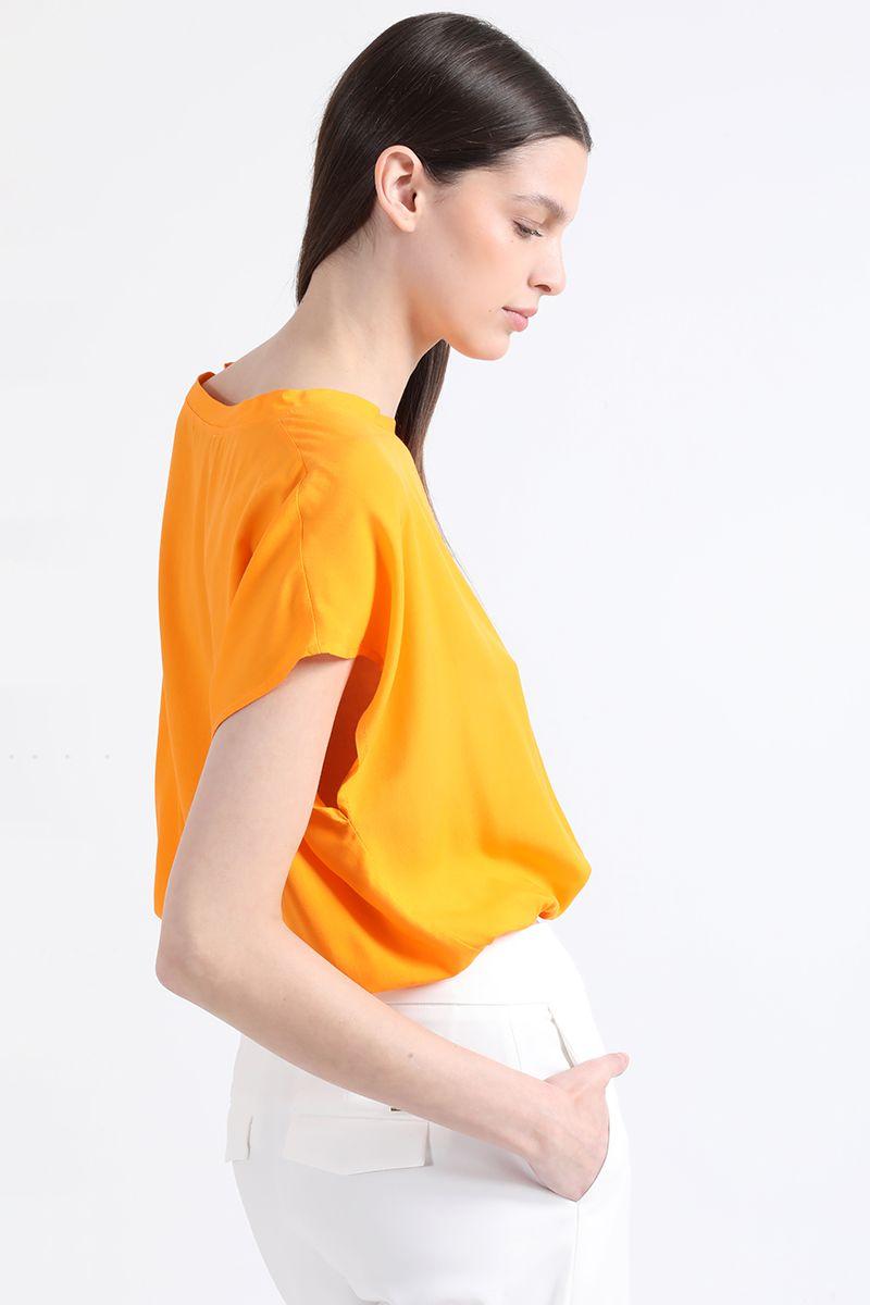 Top Ablusonado, Naranjo, Colección Italia Liola-4