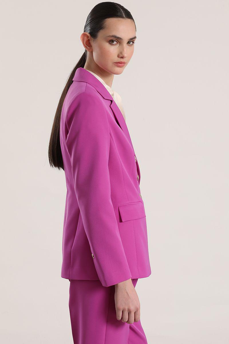 Blazer entallado mujer Liola violeta-4