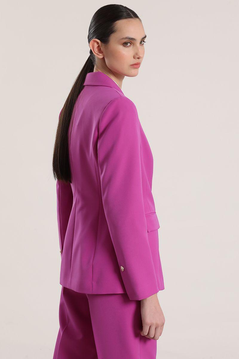 Blazer entallado mujer Liola violeta-6