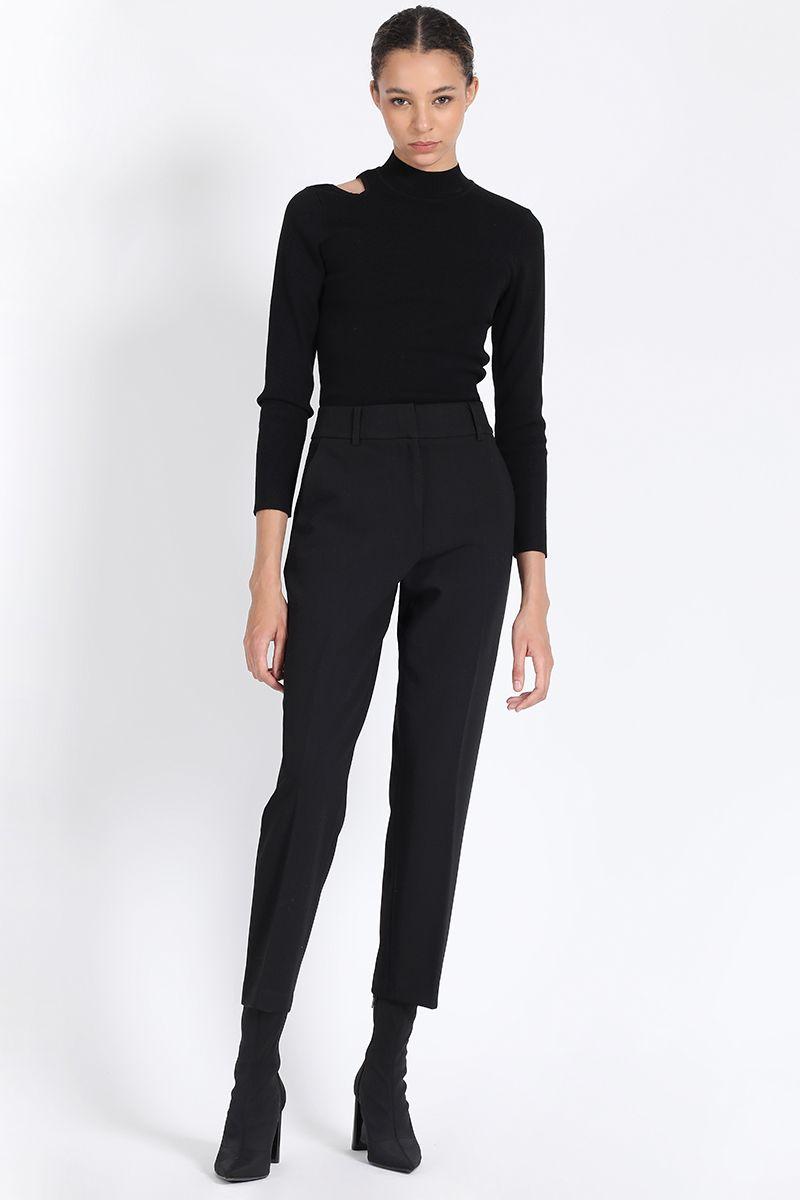 Pantalon Sastre Negro Liola-0