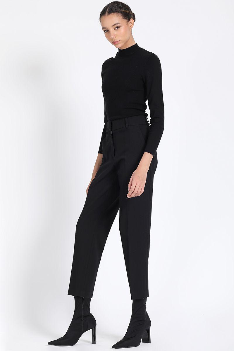 Pantalon Sastre Negro Liola-1