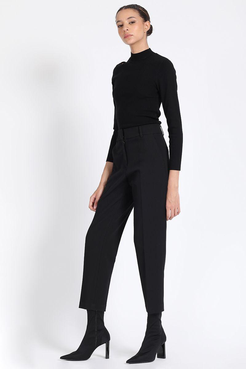 Pantalon Sastre Negro Liola-3