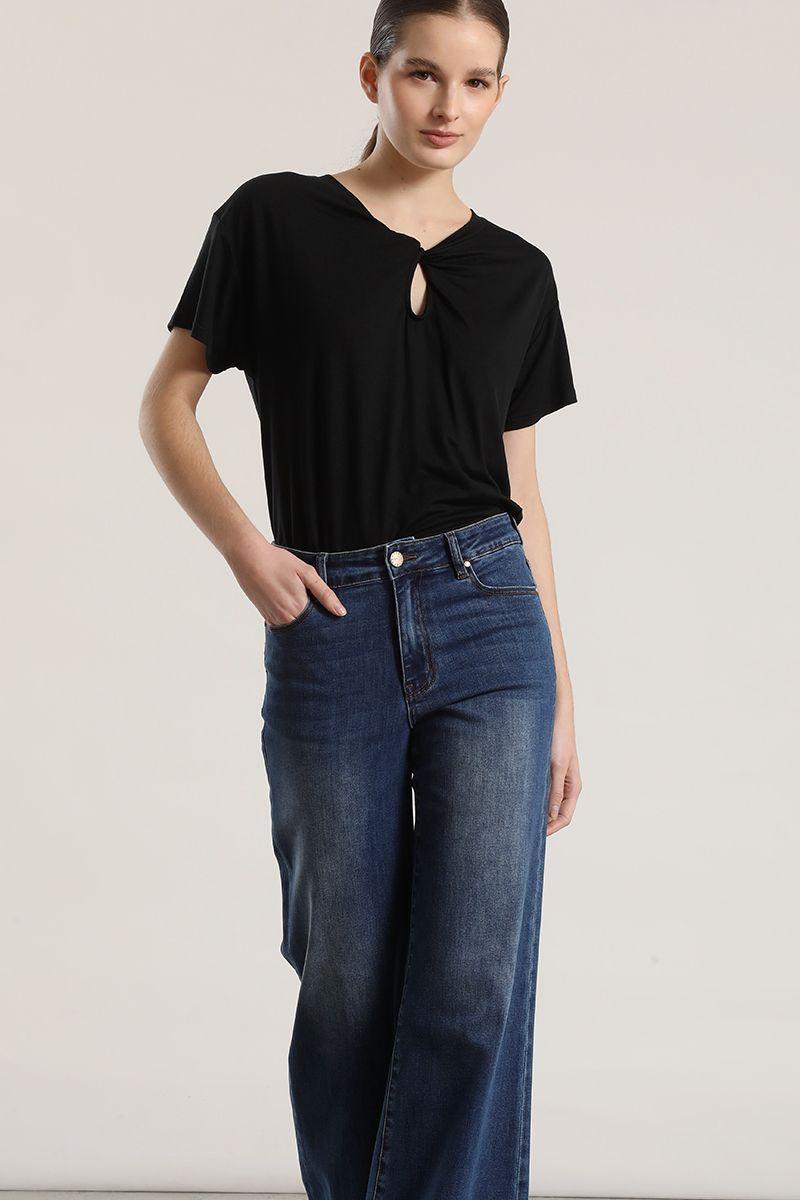 Jeans bootcut Liola mujer azul-2