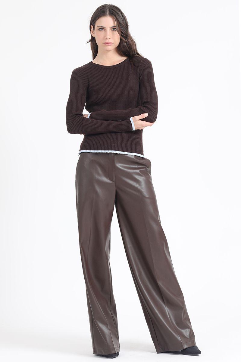 Tejido Punto Basico, Chocolate Liola-1