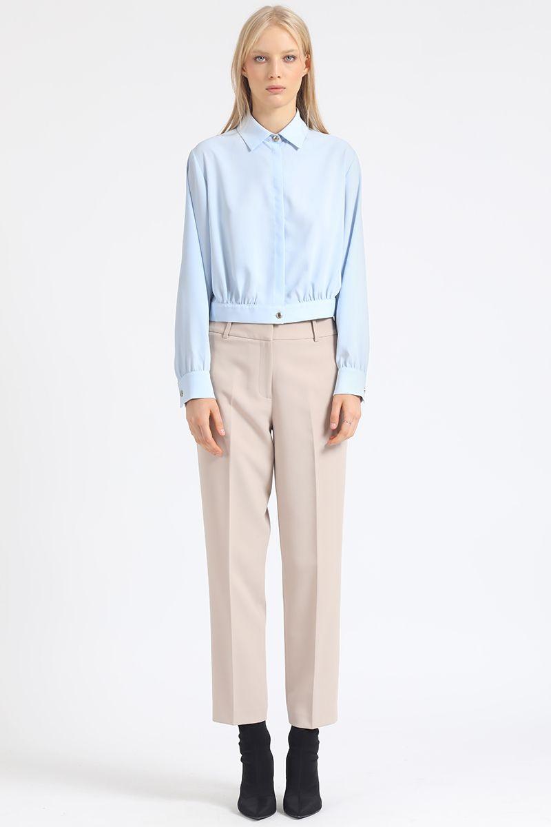 Blusa Crop, Celeste Liola-1