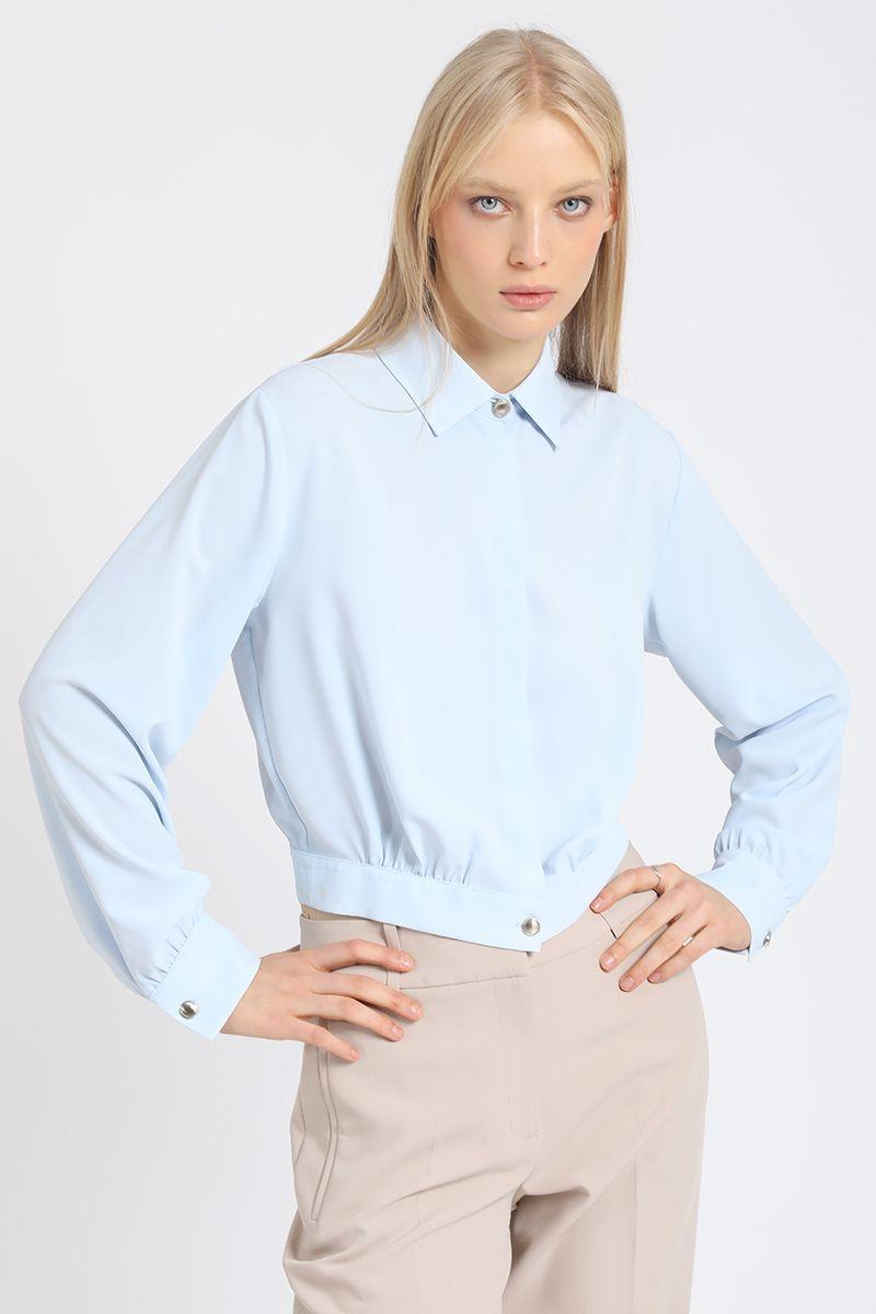Blusa Crop, Celeste Liola-4