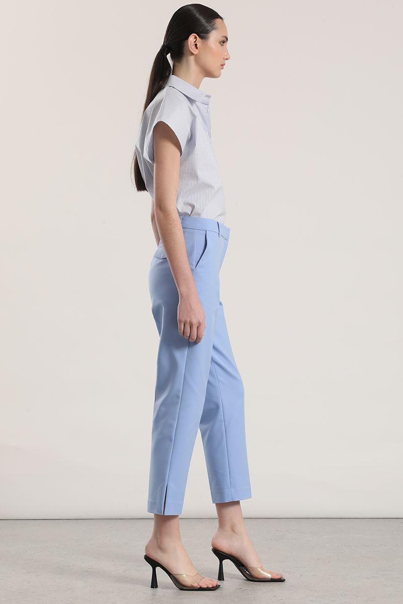 Pantalón sastre liola mujer celeste-3