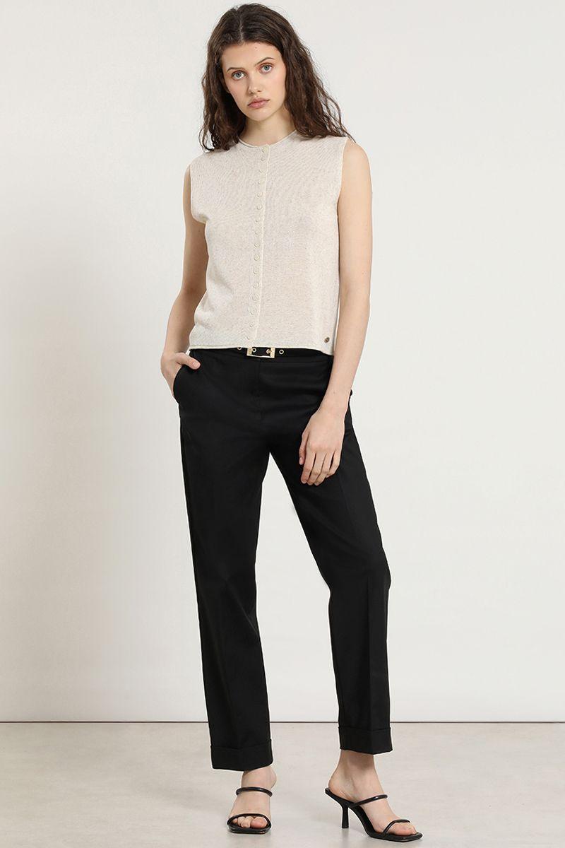 Cardigan punto, beige Liola-3