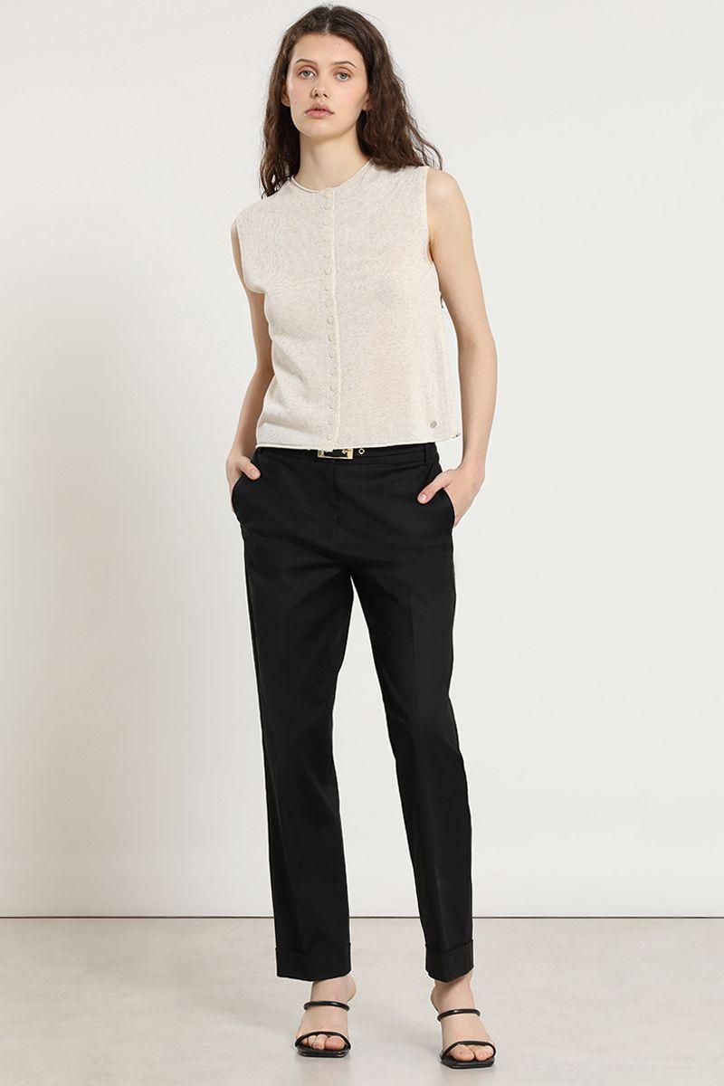 Cardigan punto, beige Liola-5