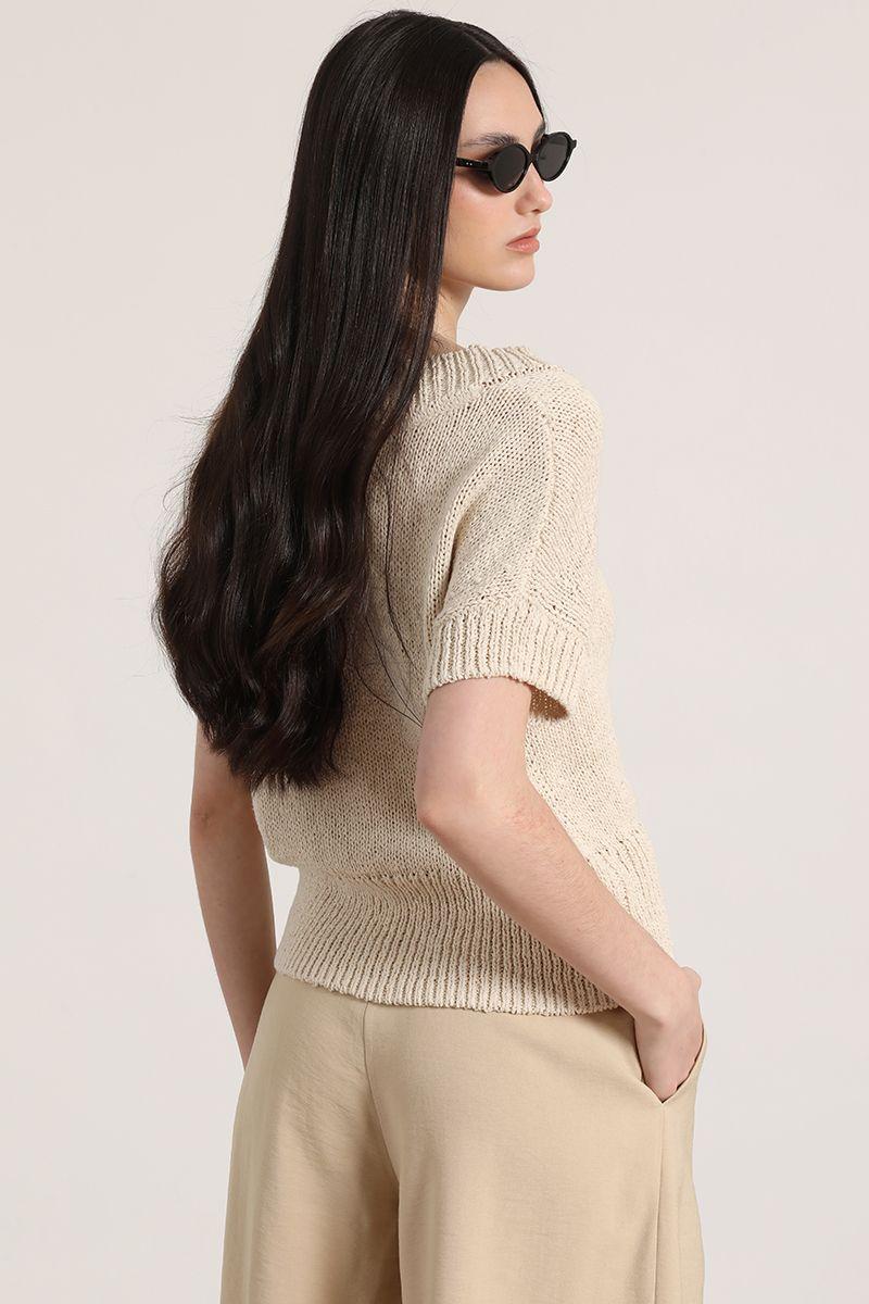 Tejido trenzado Liola mujer crudo-7