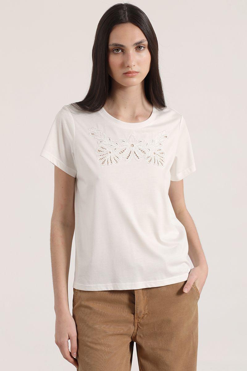 Polera con bordados liola mujer crudo-2