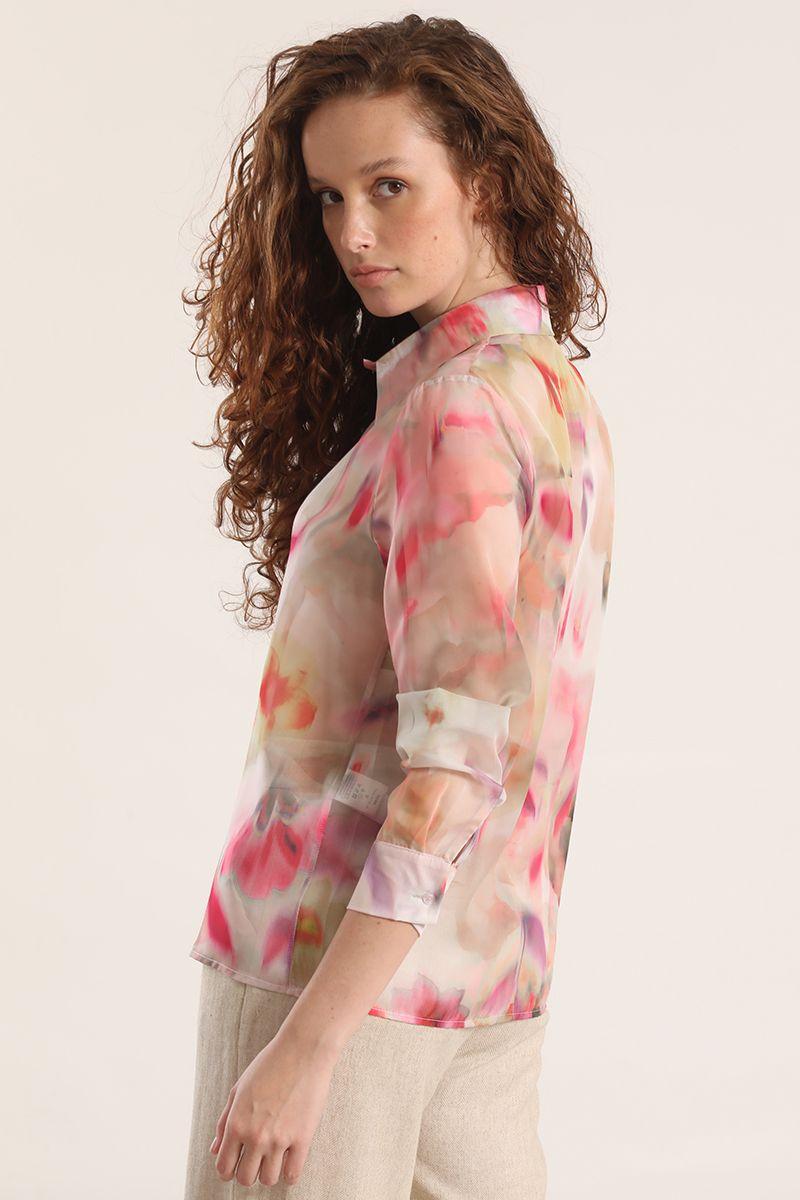 Blusa semitransparente acuarela liola mujer rosa-4