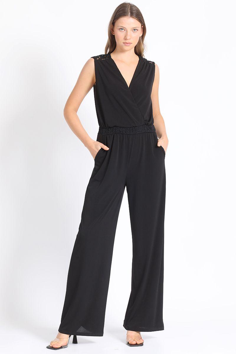 Enterito Encaje Negro Liola-0