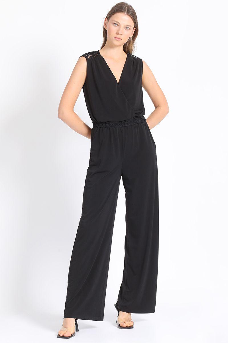 Enterito Encaje Negro Liola-2