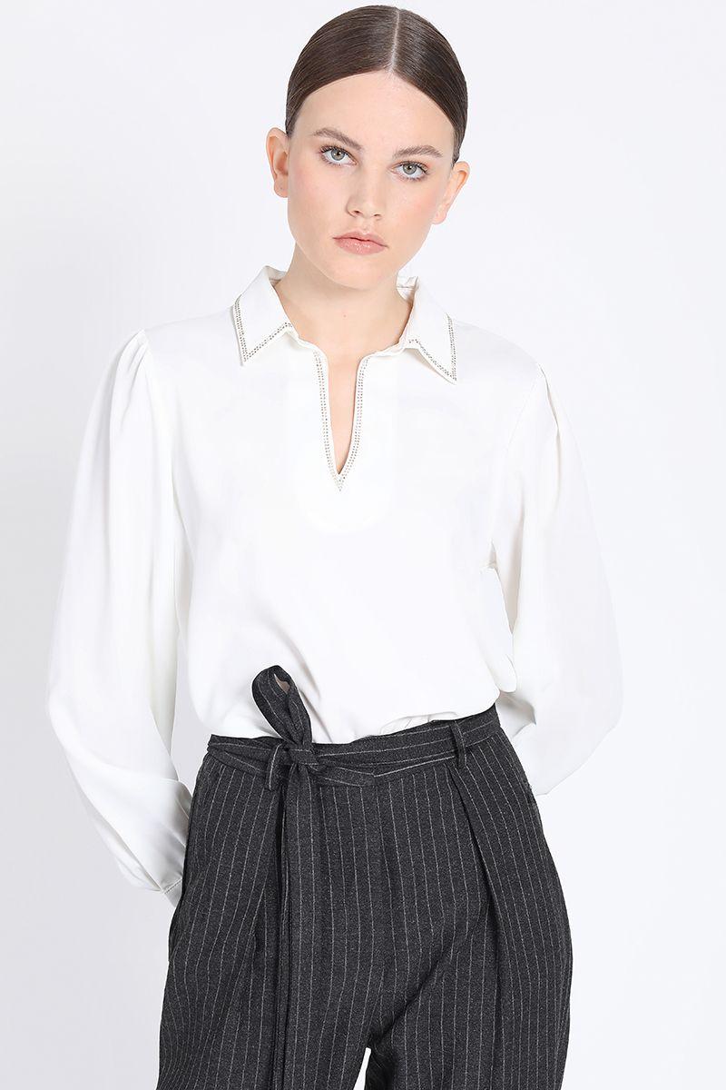 Blusa Satin Crudo Liola-0