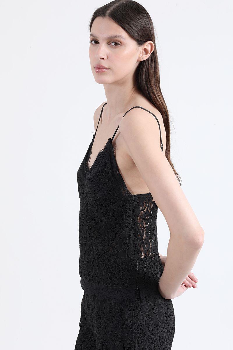 Top Encaje, Negro Liola-2