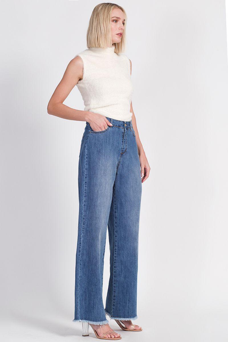 Jeans Palazzo Algodón Azul Liola-2