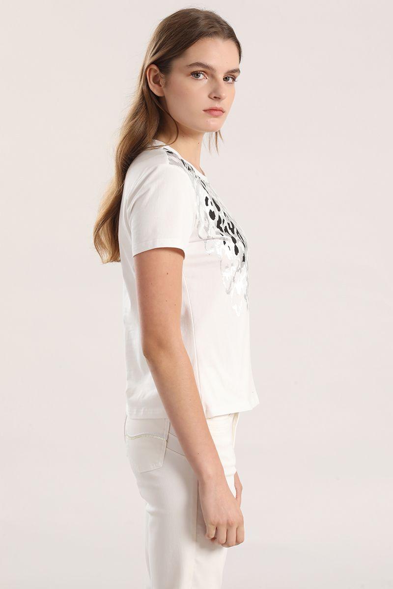 Polera estampado animal folia mujer liola crudo-4