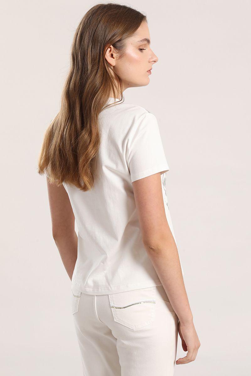 Polera estampado animal folia mujer liola crudo-5