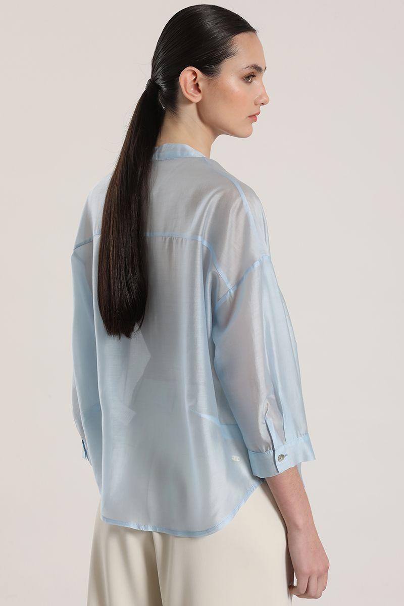 Blusa semitransparente liola mujer celeste-4