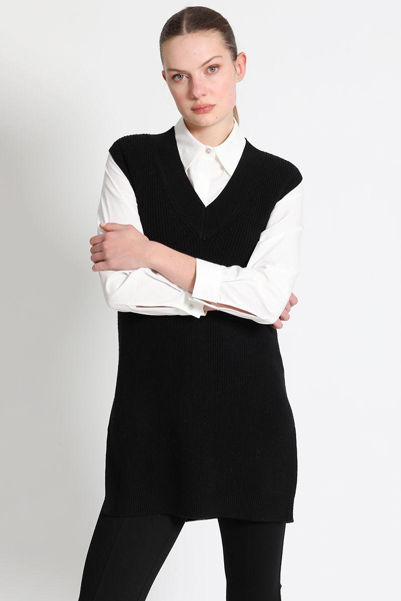 Jersey Largo Negro Liola-4