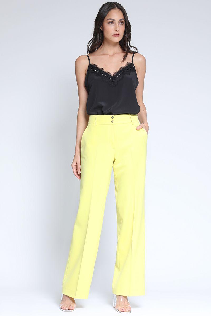 Pantalon Ancho Pistacho Liola-1