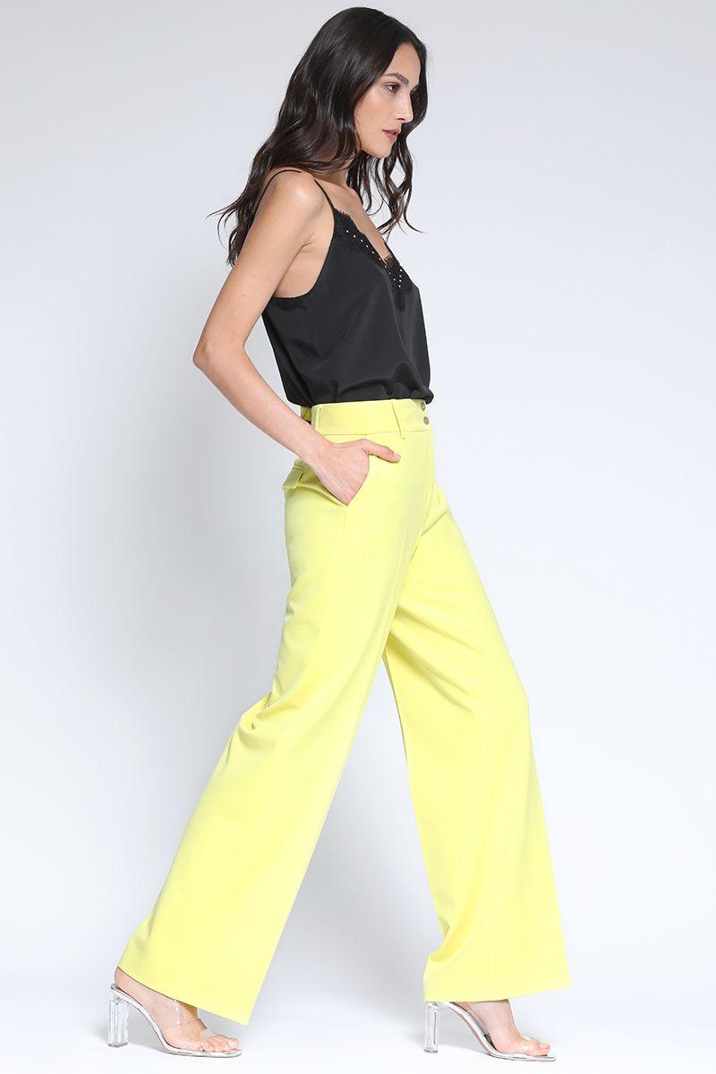 Pantalon Ancho Pistacho Liola-5