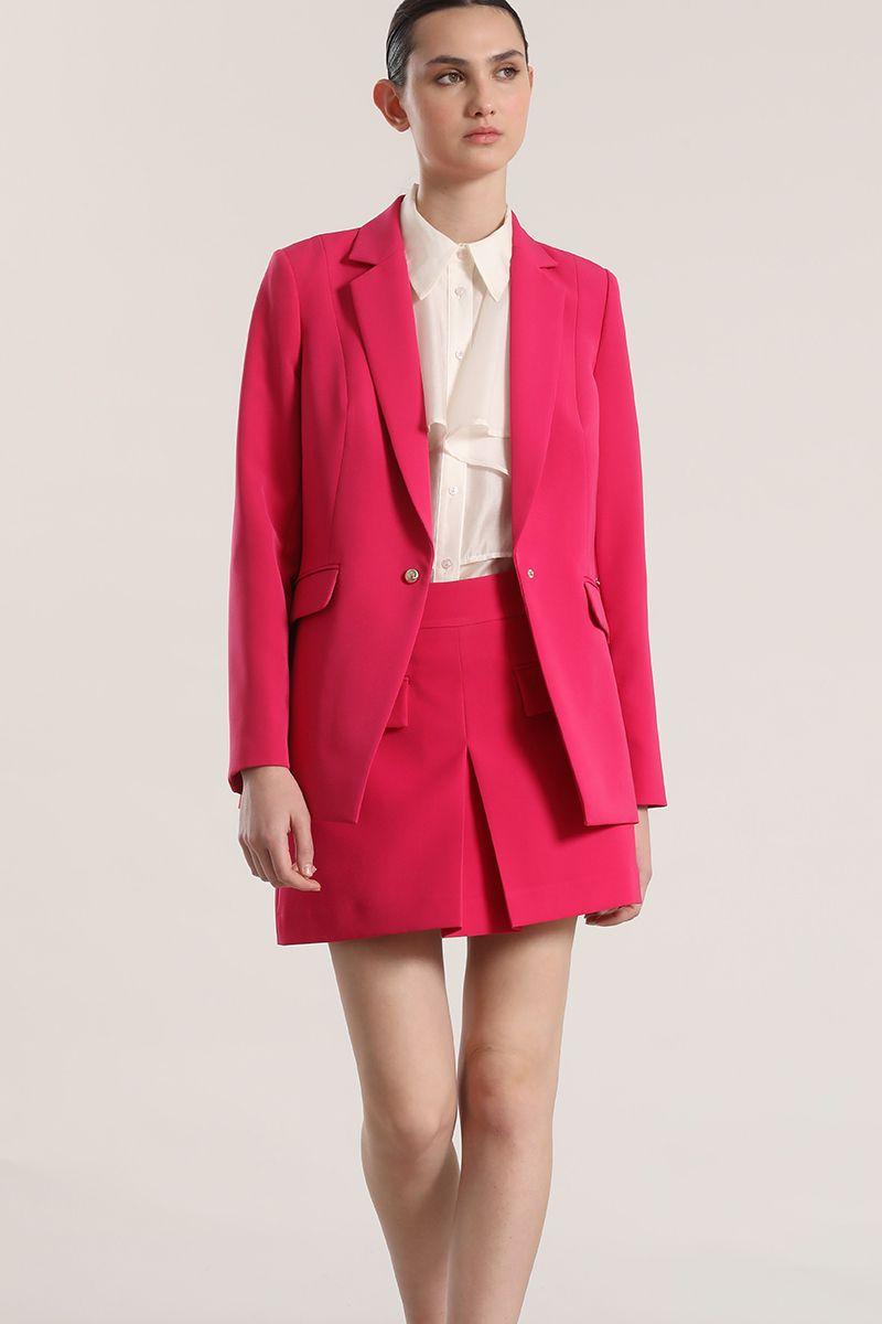 Blazer entallado clásico Liola mujer fresa-1