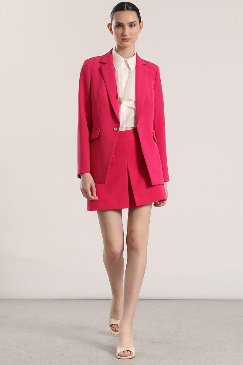 Blazer entallado clásico Liola mujer fresa-2