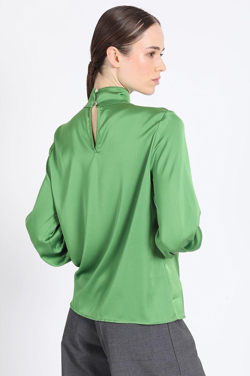 Blusa Mao Cruzado Verde Liola-4