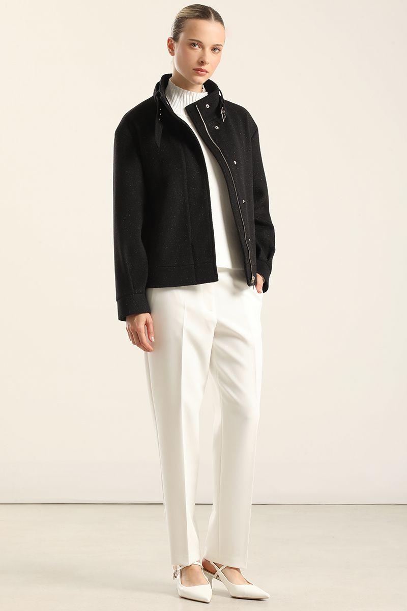 Chaqueta Bomber, Muflon Fantasia Negro Liola-2