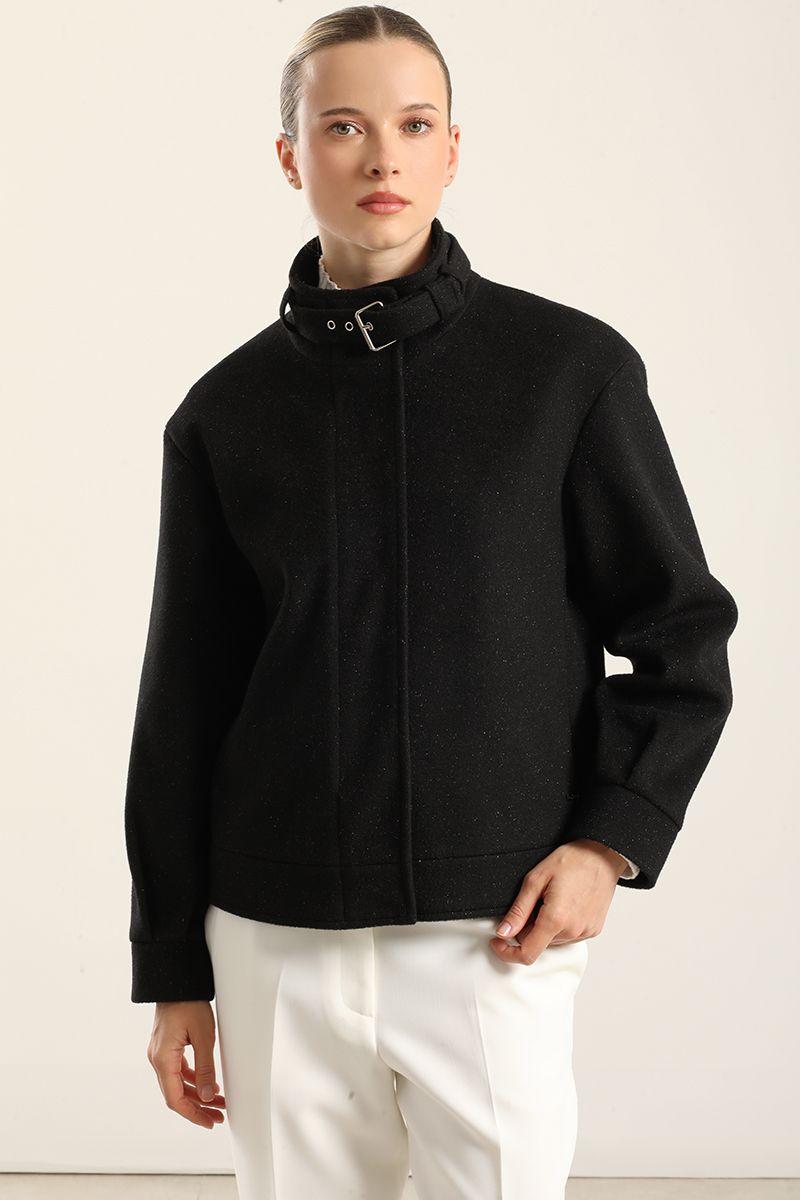 Chaqueta Bomber, Muflon Fantasia Negro Liola-6
