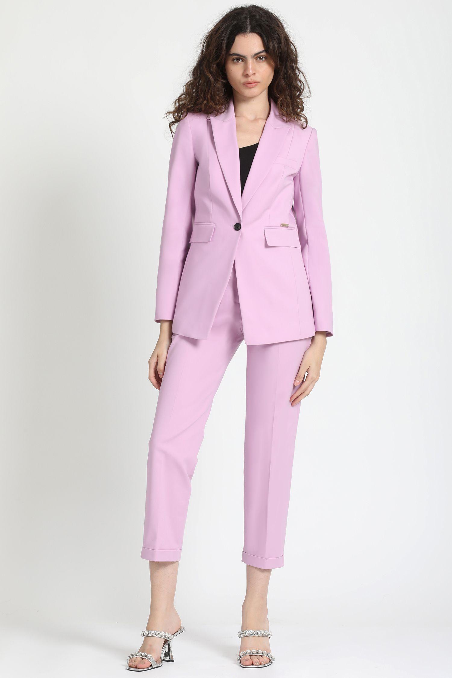 Blazer Entallado Lila Liola-1